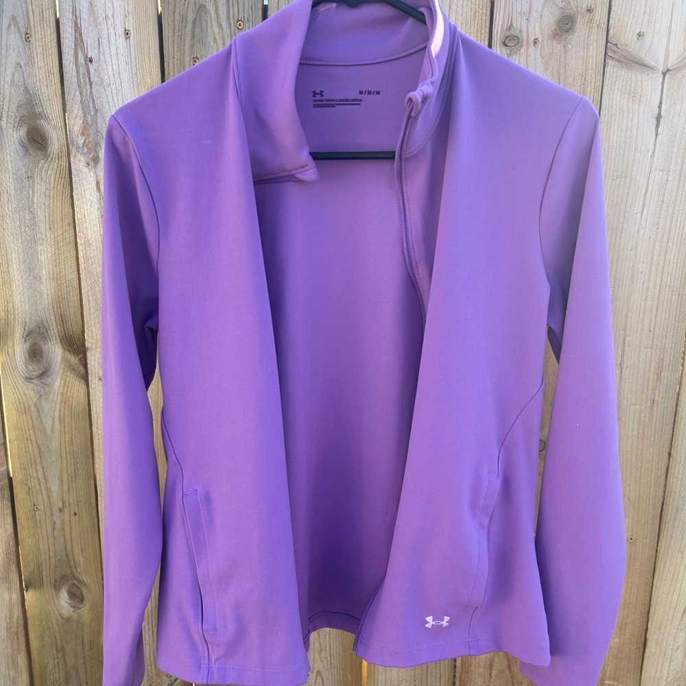 Under Armour Women's Lavender Full-Zip Jacket